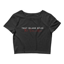 Load image into Gallery viewer, Island Spice Crop Tee (Black)
